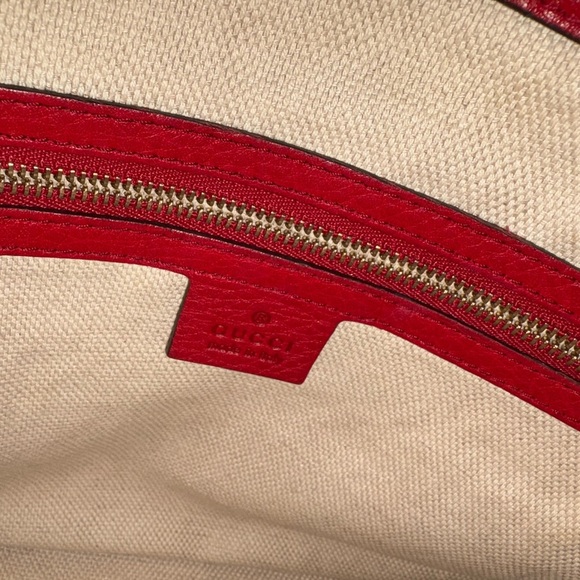 Gucci Soho Convertible Top Handle Bag with Crossbody Straps - Picture 12 of 16